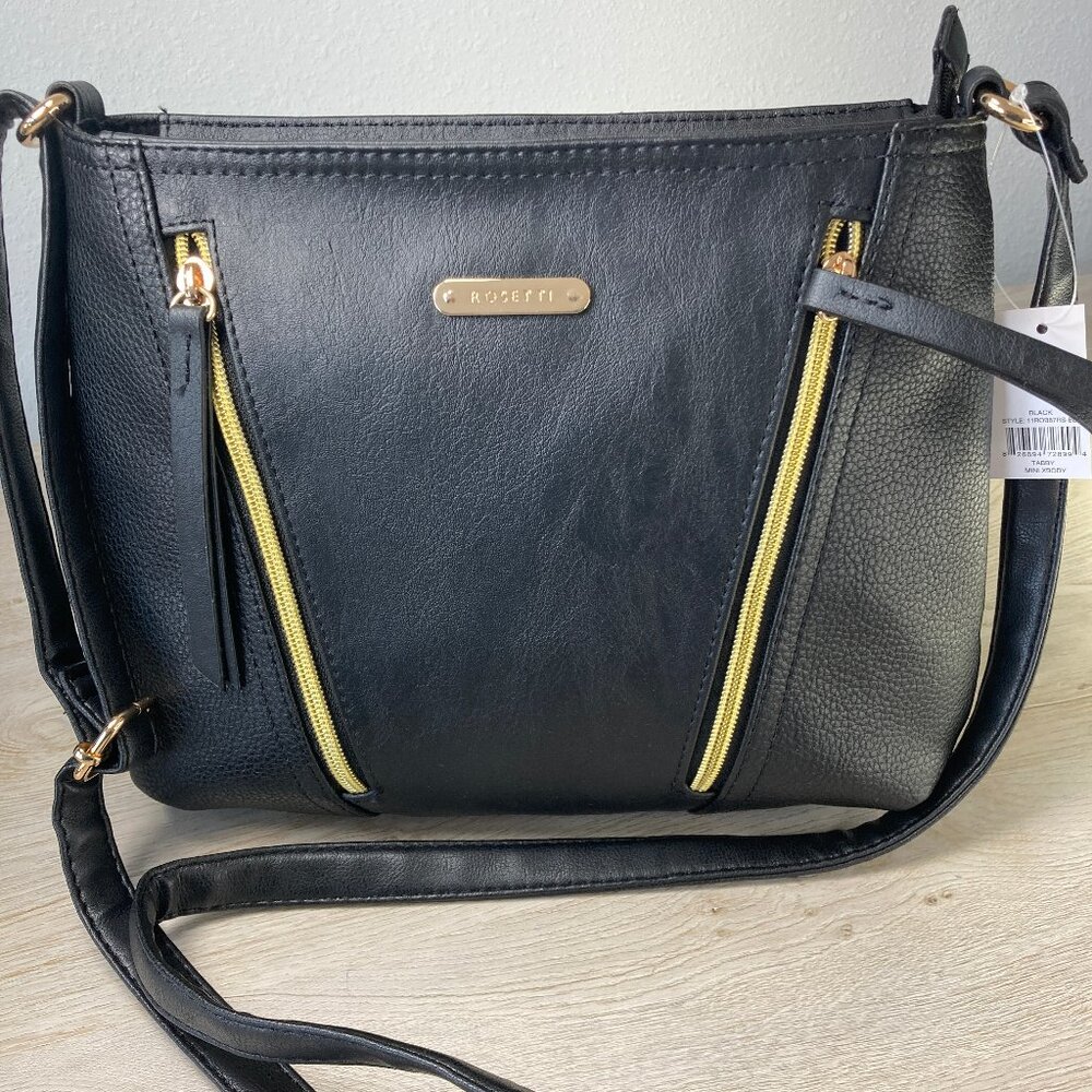 Rosetti Black Crossbody Bag